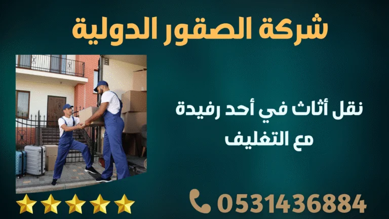 نقل أثاث في أحد رفيدة مع التغليف